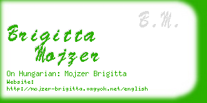 brigitta mojzer business card